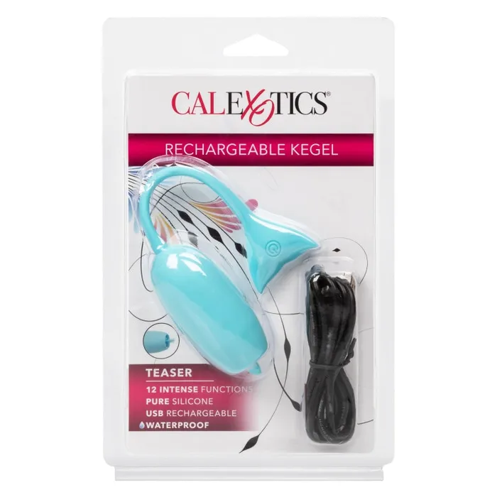 Calexotics Female Sex Toys | Rechargeable Kegel Teaser - Blue