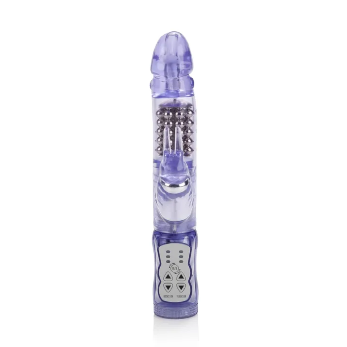 CalExotics Female Sex Toys Waterproof Jack Rabbit Vibrator 5 Rows