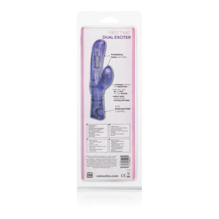 CalExotics First Time Dual Exciter - Purple | Vibrators