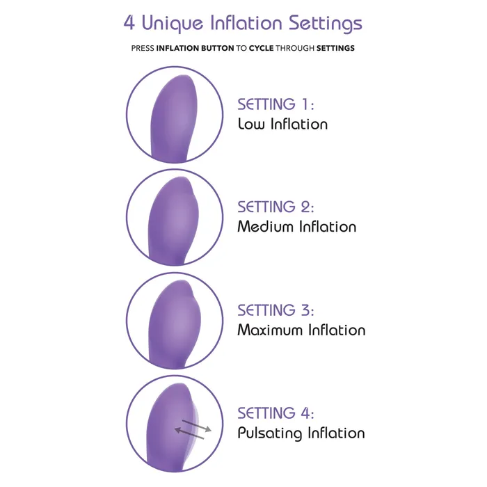 CalExotics Male Sex Toys | Insatiable G for G-Spot Stimulation Inflatable G-Flutter