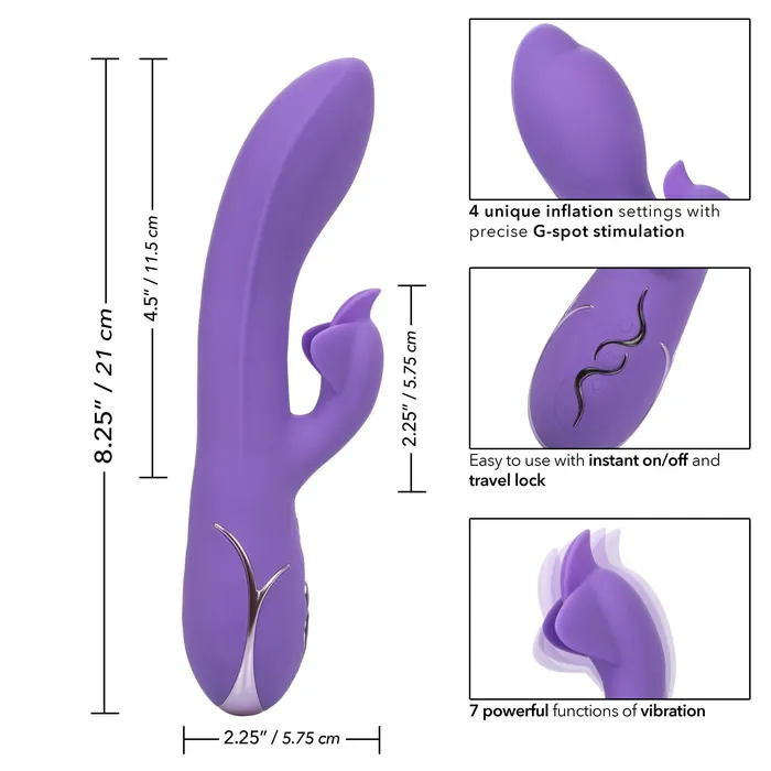 CalExotics Male Sex Toys | Insatiable G for G-Spot Stimulation Inflatable G-Flutter