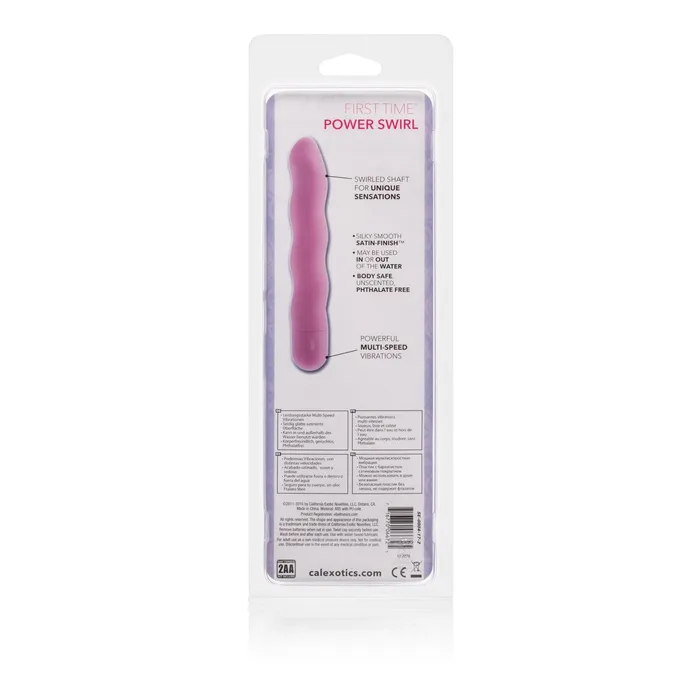 CalExotics Vibrators | CalExotics Pink Power Swirl - G-Spot Vibrator