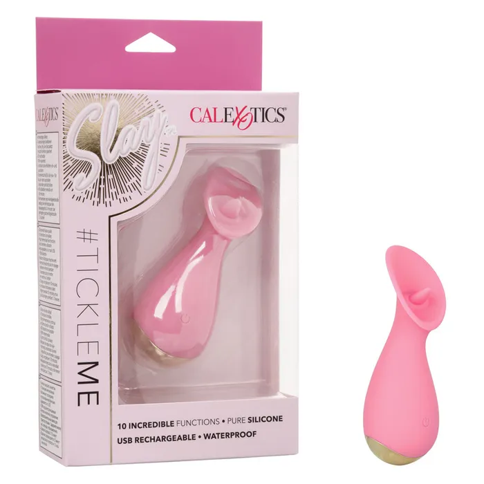 CalExotics Vibrators | CalExotics Slay Tickle Me Pink Clitoral Stimulator