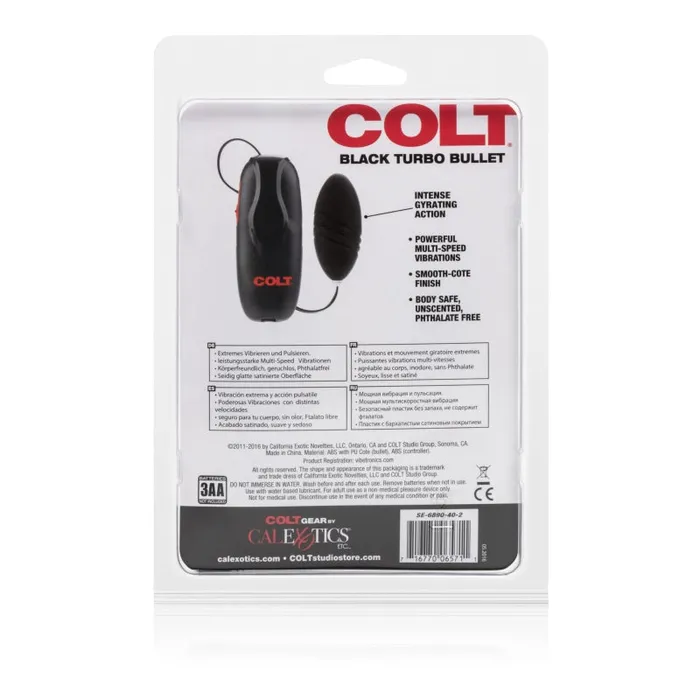 CalExotics Vibrators | Colt Turbo Bullet - Black