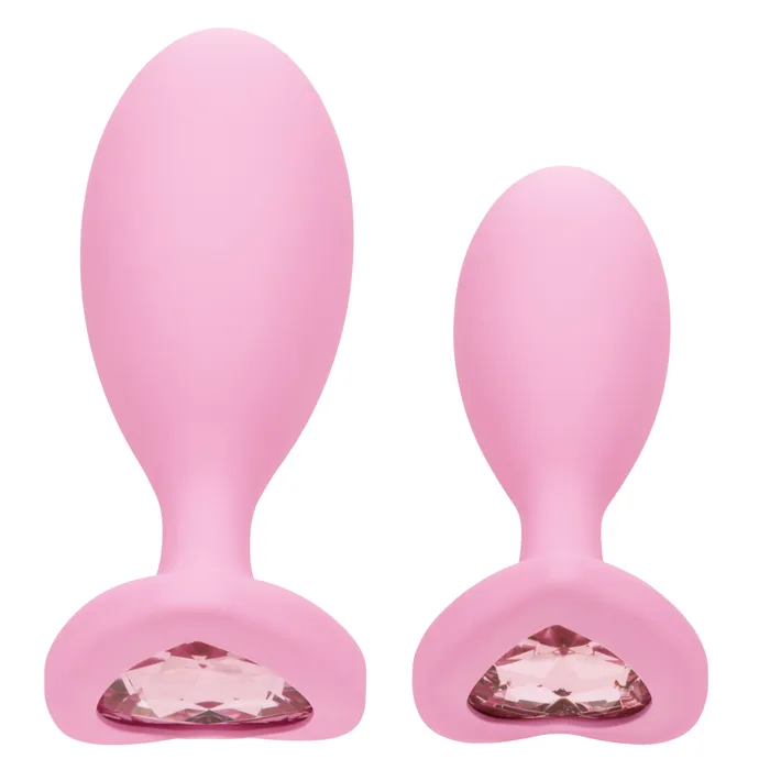 CalExotics Vibrators First Time Crystal Booty Duo Pink