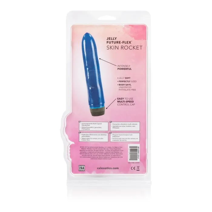 CalExotics Vibrators | Jelly Future Flex Skin Rocket