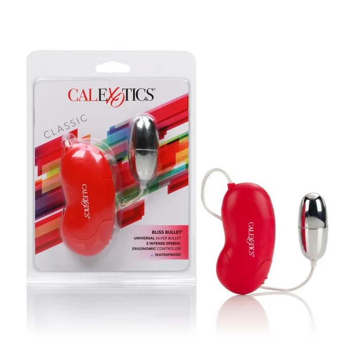 CalExotics Vibrators Universal Silver Bullet for Customized Pleasure Red