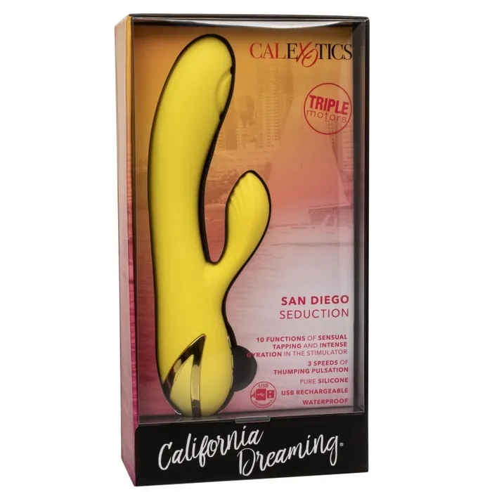 California Dreaming San Diego Seduction - Yellow | Calexotics Vibrators