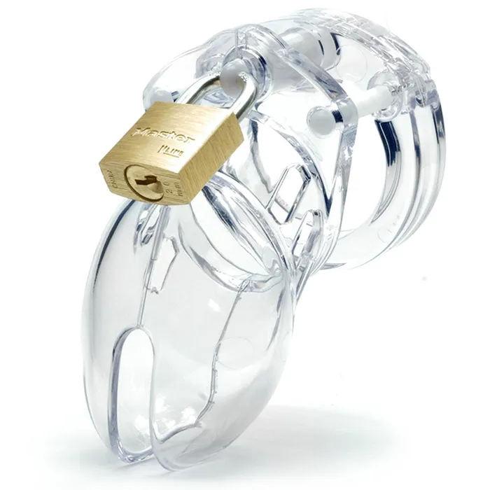 CB-6000S Chastity Cock Cage Kit - Clear-(6000sclr) | CB-X Male Sex Toys