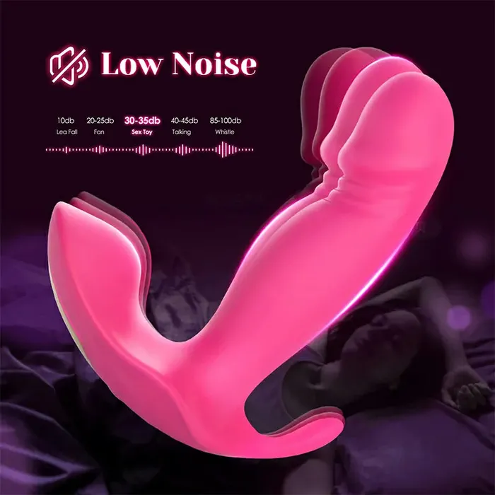 Couples | Lovetoyshub Remote-Controlled Wearable Vibrator with 10 Vibration & Wiggling Modes