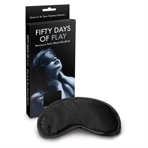 Creative Conceptions Fifty Days of Play Blindfold Black Anal