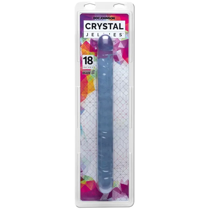 Crystal Jellies 18 Inch Double Dong Doc Johnson Dildos