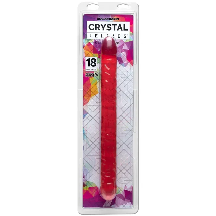 Crystal Jellies 18 Inch Double Dong | Doc Johnson Dildos