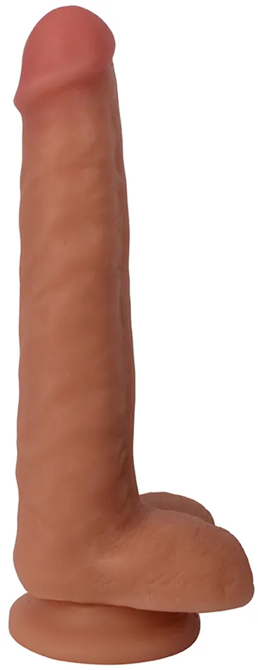 Curve Toys Dildos | 8 Inch Slim Dong With Balls - Vanilla