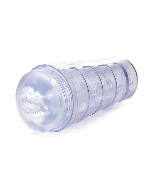 Curve Toys Mistress Courtney Diamond Deluxe Clear Mouth Stroker | Curve Toys Dildos