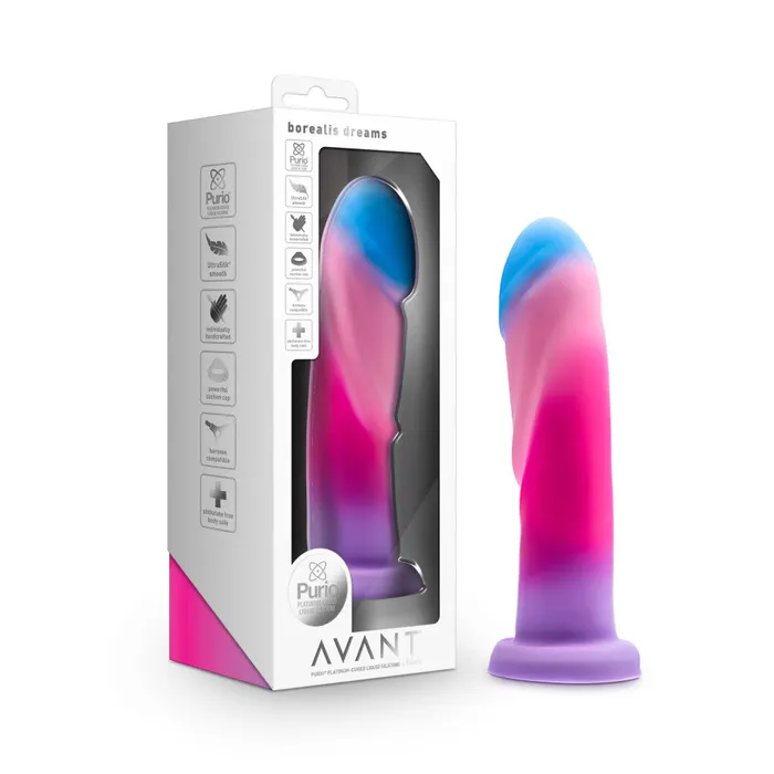 Dildos Blush Novelties Avant Borealis Dreams Cotton Candy Coloured 197 cm Dildo