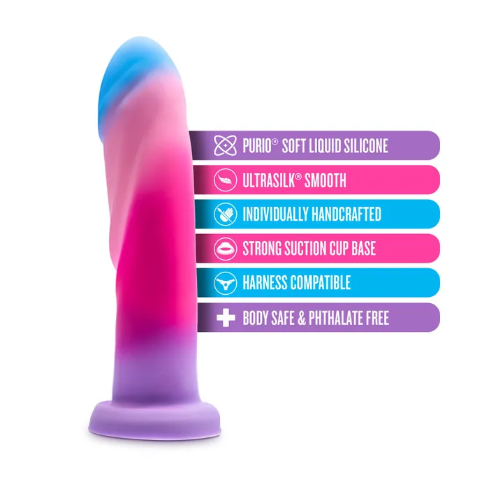 Dildos | Blush Novelties Avant - Borealis Dreams - Cotton Candy Coloured 19.7 cm Dildo