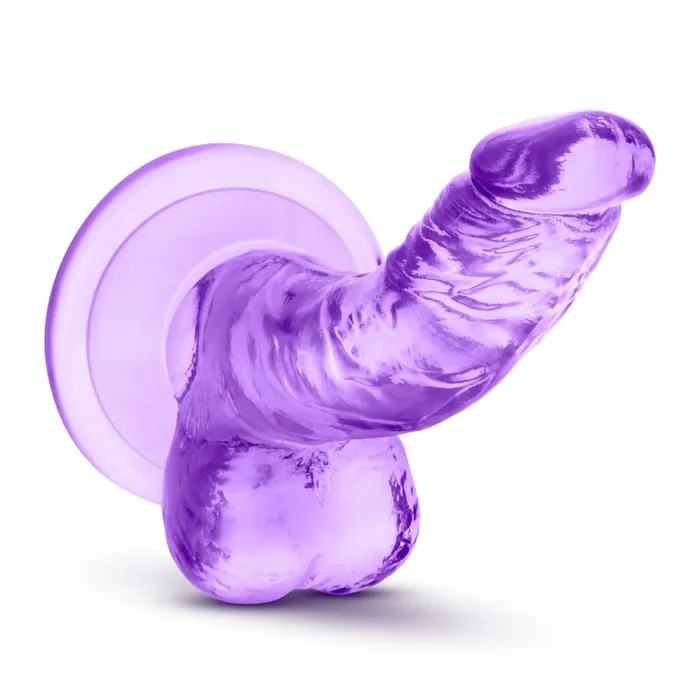 Dildos | Blush Novelties Naturally Yours - 4 Inch Mini Cock - Purple