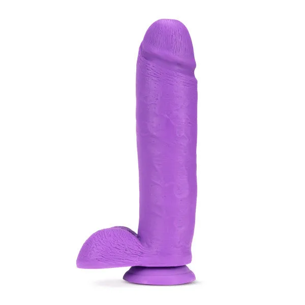 Dildos | Blush Novelties Neo 11in Dual Density Dildo Neon Purple