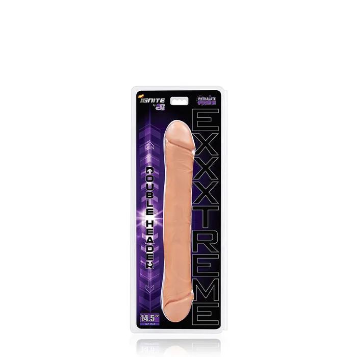 Dildos | SI Novelties Exxxtreme Double Dong 14. Vanilla