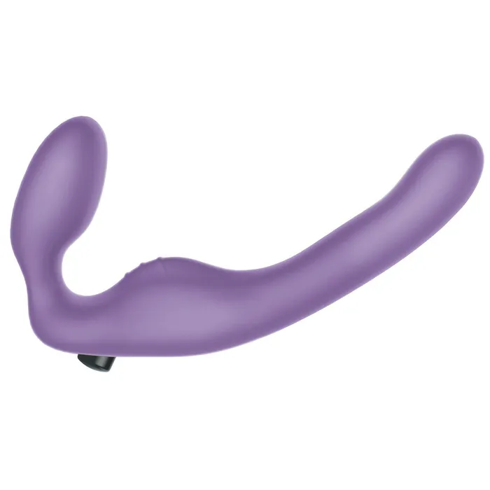 Dildos Union Strapless Double Dildo Large Purple Wet For Her