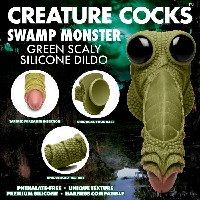 Dildos | XR Brands Creature Cocks Swamp Monster-(ah055)