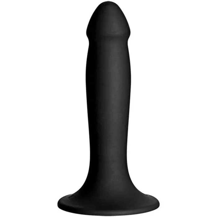 Doc Johnson Dildos VacULock Smooth Silicone Black