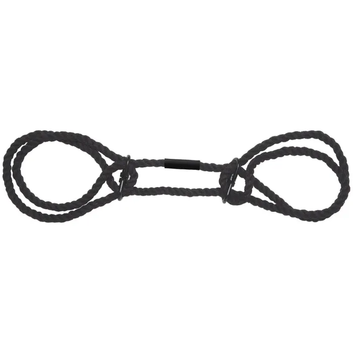 Doc Johnson Merci - Restrain - 6mm Hemp Wrist or Ankle Cuffs - Black | Restraints