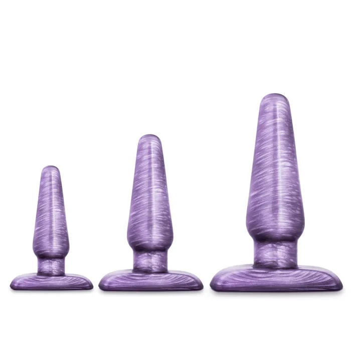 Eden Anal Eden Purple Beginners Anal Butt Plug Set of 3