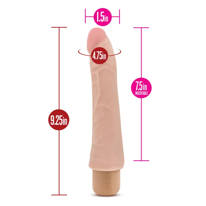 Eden Vibrators | Eden Beige G Spot Vibrating Dildo