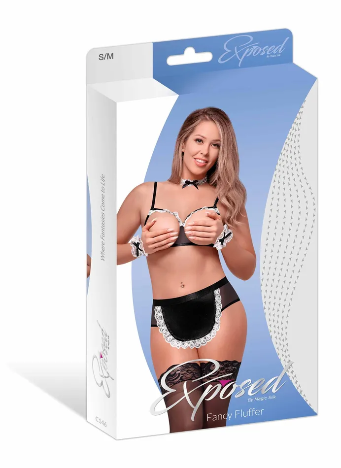 Fancy Fluffer Black | Magic Silk Lingerie Anal