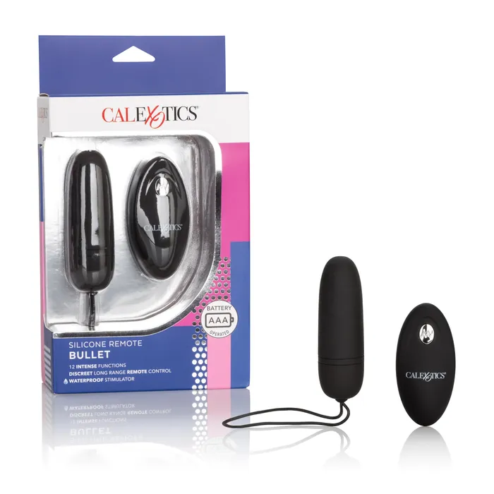 Female Sex Toys | CalExotics Silicone Remote Bullet Sensual Bliss W/ 12 Intense Functions