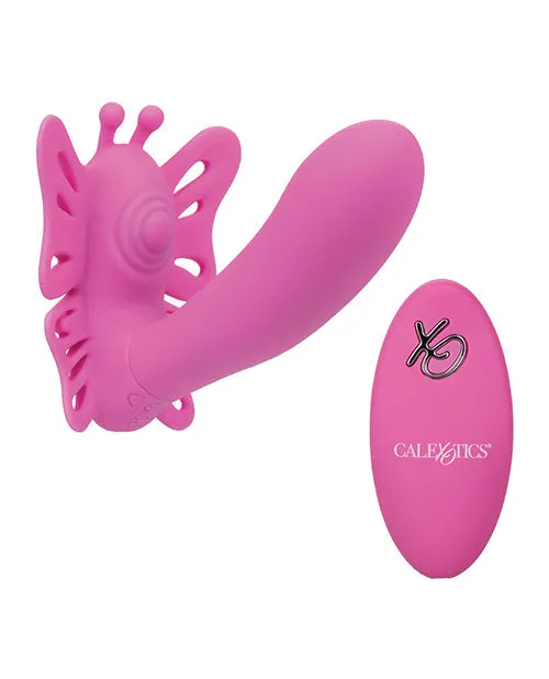 Female Sex Toys | CalExotics Venus Butterfly Silicone Remote Pulsating Venus G Vibrator