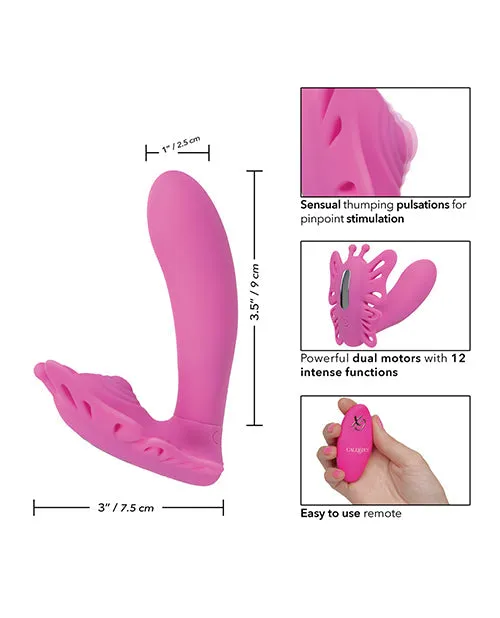 Female Sex Toys | CalExotics Venus Butterfly Silicone Remote Pulsating Venus G Vibrator