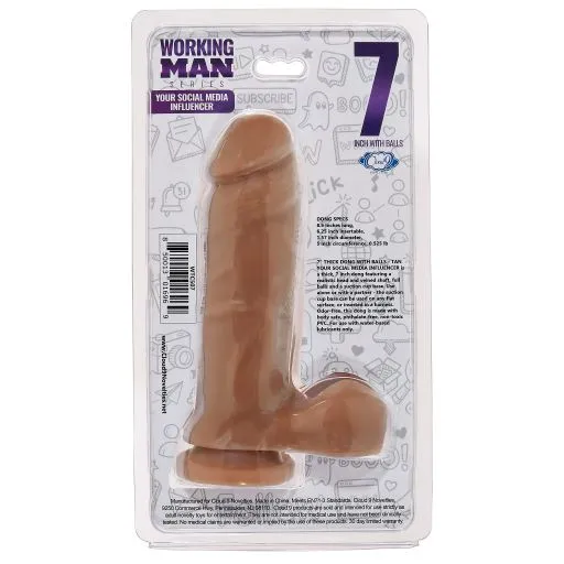 Female Sex Toys | Cloud 9 Working Man 7 Tan Your Social Media Influencer (thick) - Cloud 9 Novelties