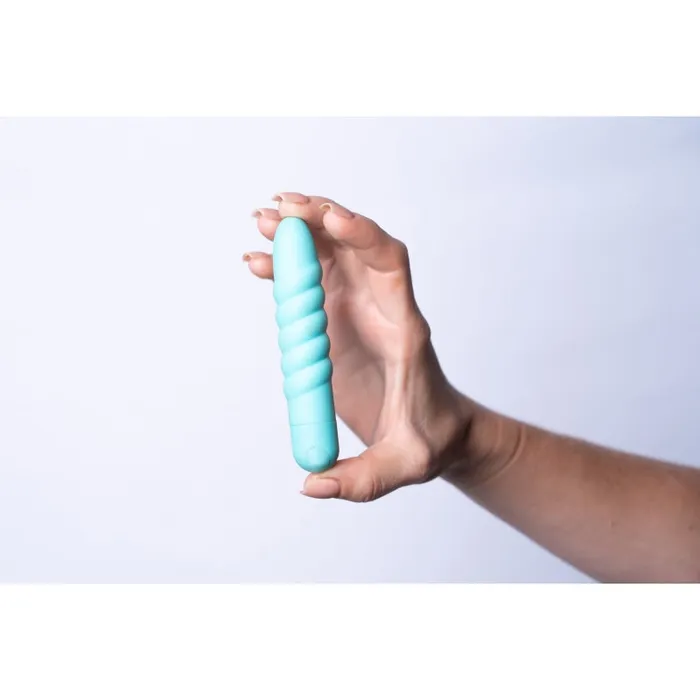 Female Sex Toys | Lola 10 Function Vibrating Twisty Bullet - Teal - Maia Toys