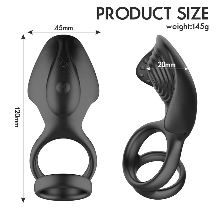 Female Sex Toys | Lusty Age Testicle Vibrator for Men Penis Massager Ring Dildo