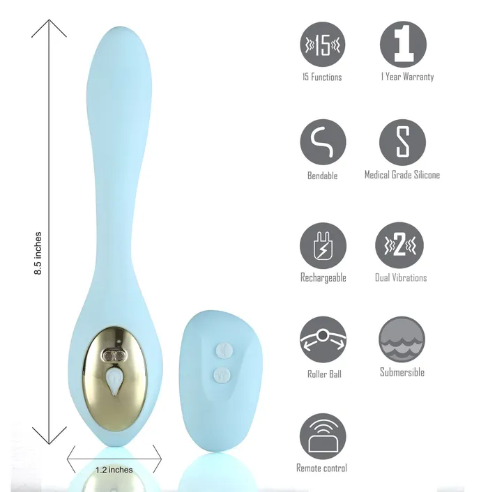 Female Sex Toys | Maia Toys Harmonie Rechargeable Remote Silicone Bendable Vibrator