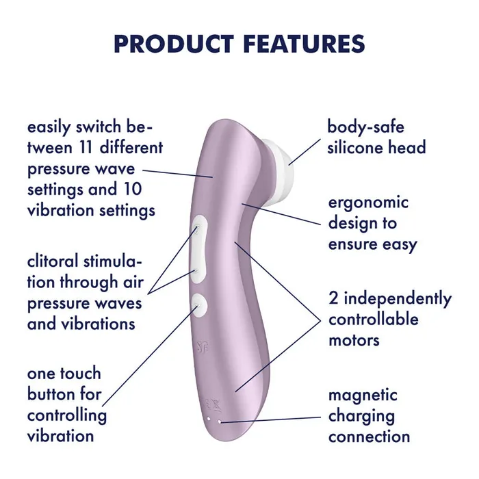 Female Sex Toys | Satisfyer Satisfyer Pro 2+ Clitoral Stimulator - (4031330)