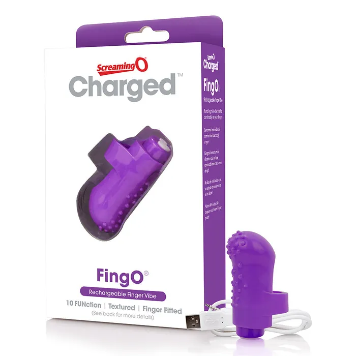 Female Sex Toys | Screaming O Charged Fing O Vooom Mini Vibrator - Screaming O