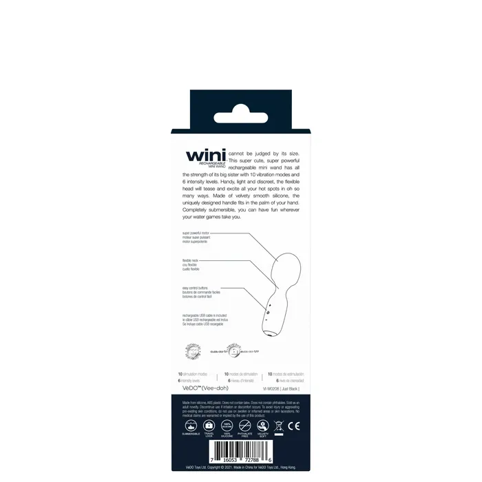 Female Sex Toys | VeDO Wini Rechargeable Mini Wand