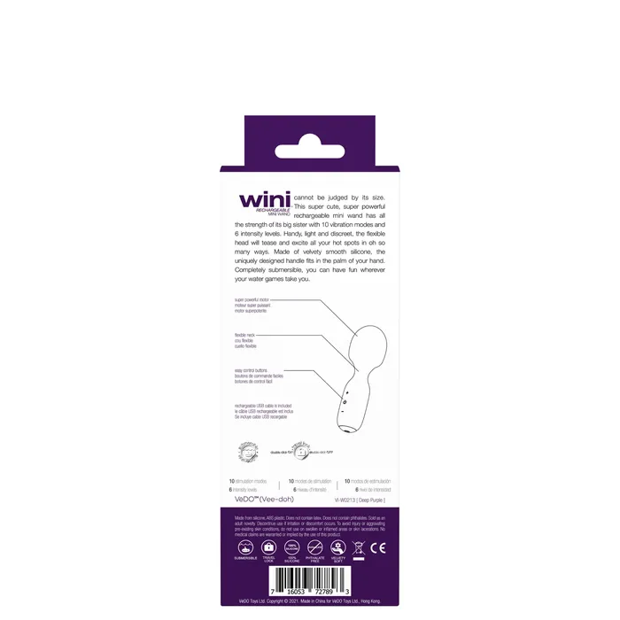 Female Sex Toys | VeDO Wini Rechargeable Mini Wand