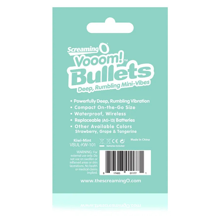 Female Sex Toys | VibeRumble Vooom Bullet Vibrator - Bushman Products