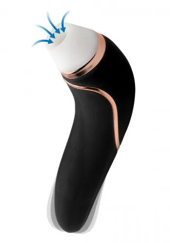 Female Sex Toys XR Brands Inmi Shegasm Deluxe 2in1 Clitoral Stimulator Vibrator