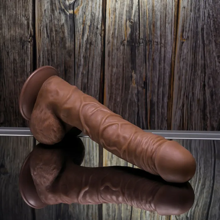 Gender X Dildos | Gender X 10'' FLEXSKIN POSEABLE TRUE FEEL - Dark-(gx-dd-3731-2)