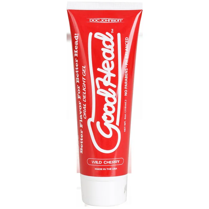 Good Head Oral Delight Gel 4 Oz Wild Cherry Doc Johnson Enhancers