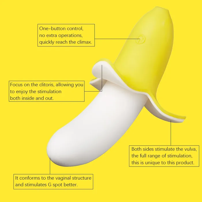 Half Peeled Banana G Spot Vibrator | Lusty Age Vibrators