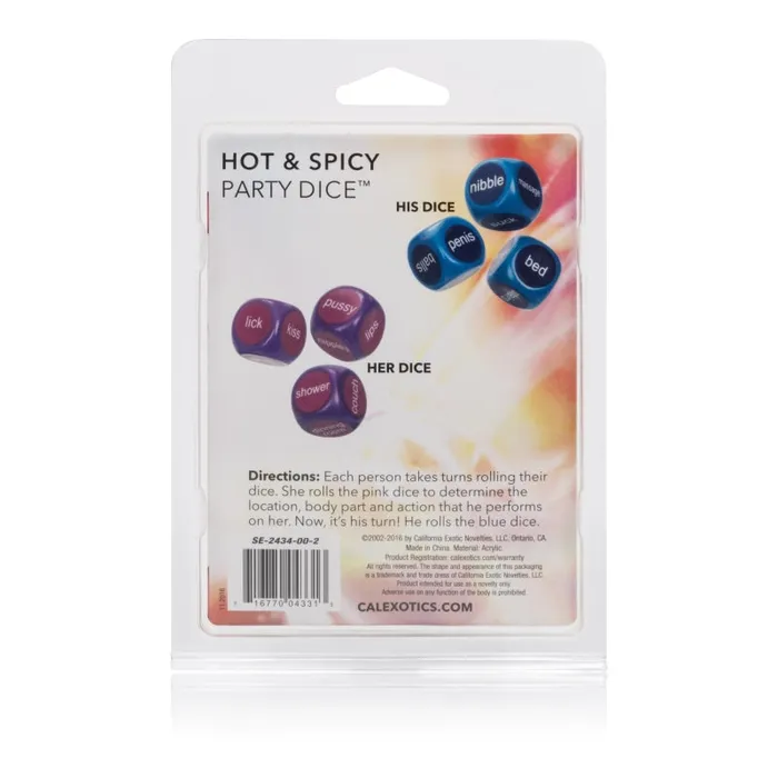 Hot and Spicy Dice Game | CalExotics Games