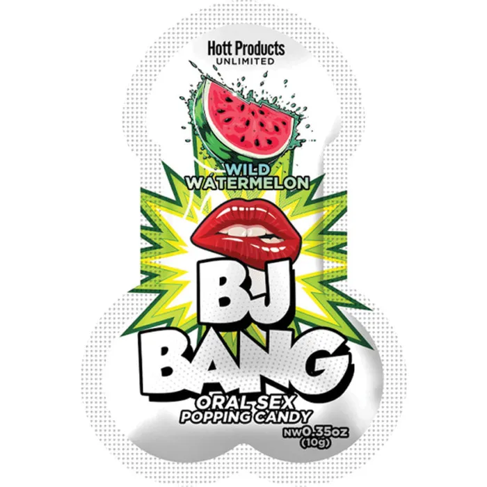 Hott Products Couples Bj Bang Oral Sex Popping Candy Watermelon 10gm