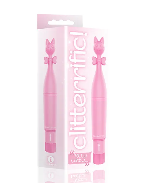 Icon Vibrators The 9s Clitterific Kitty Clitty Clitoral Stimulator Pink